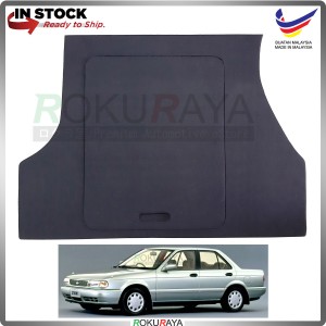 Nissan Sentra B13 Custom Fit 15mm Rear Bonnet Spare Tyre Tire Tayar Cover Back Hard Board Papan (Carpet Wrapped)